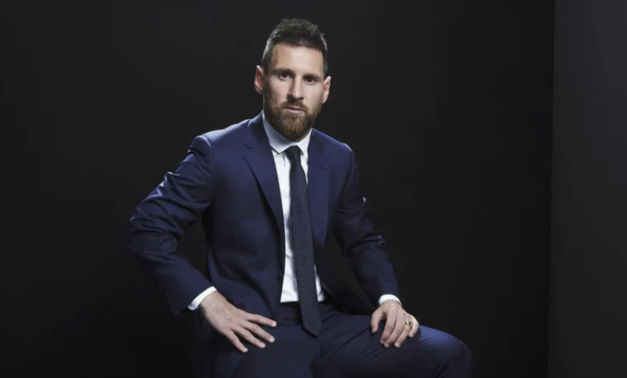 Messi w garniturze